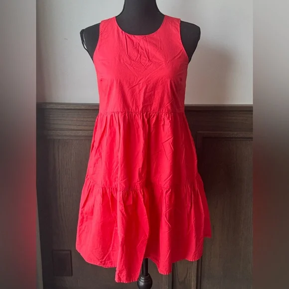 Banana Republic petite XS pink orange Sleeveless Mini Dress - Picture 1 of 8